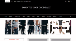 Desktop Screenshot of damnyoulookgooddaily.com